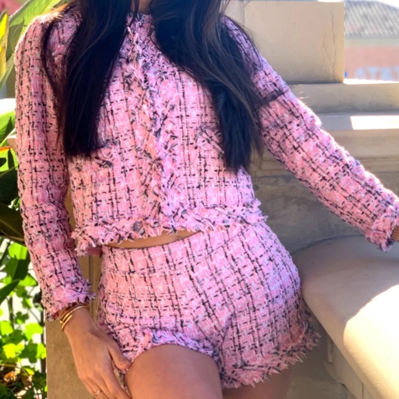 Tweed 2 set, short and jacket size 0-2 - Picture 3 of 6